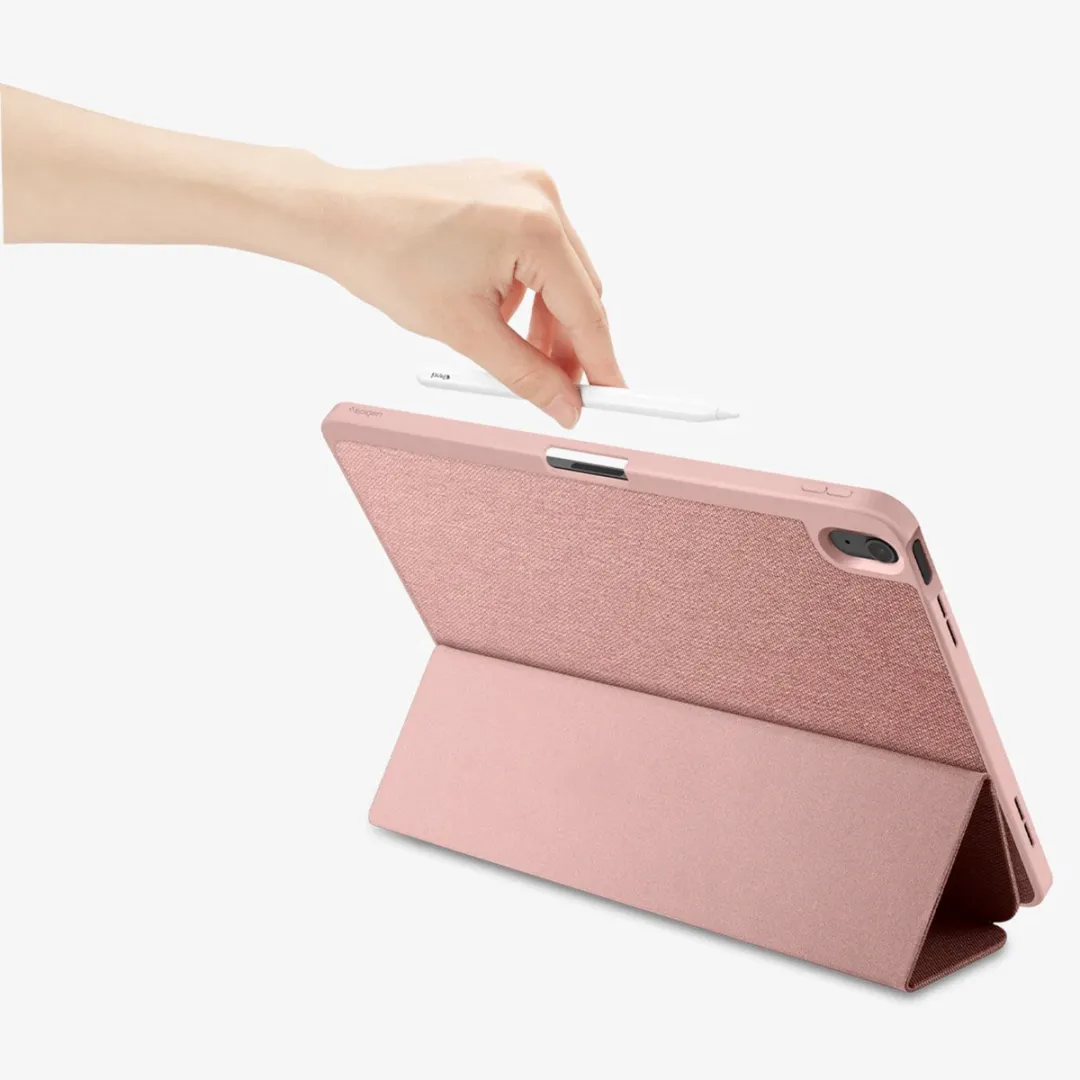 Spigen Urban Fit Bookcase ACS07756 voor iPad Air 11 - Rosé goud