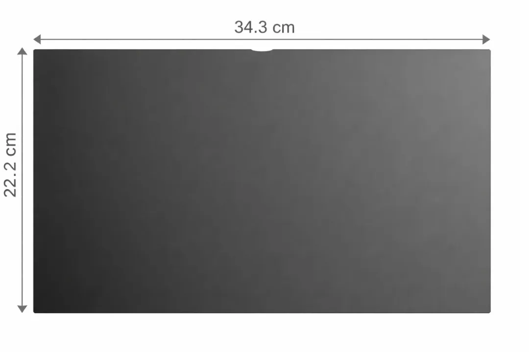 3M PFNAP008 Privacyfilter Apple MacBook Pro 15 2016 - Zwart/Doorschijnend