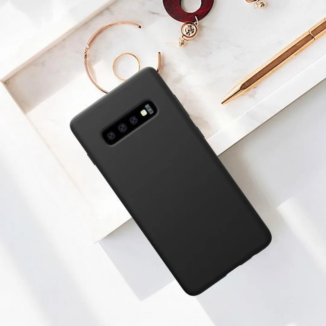 Nillkin Flex Silicone HardCase Samsung Galaxy S10+ - Zwart - afbeelding 4 van 5