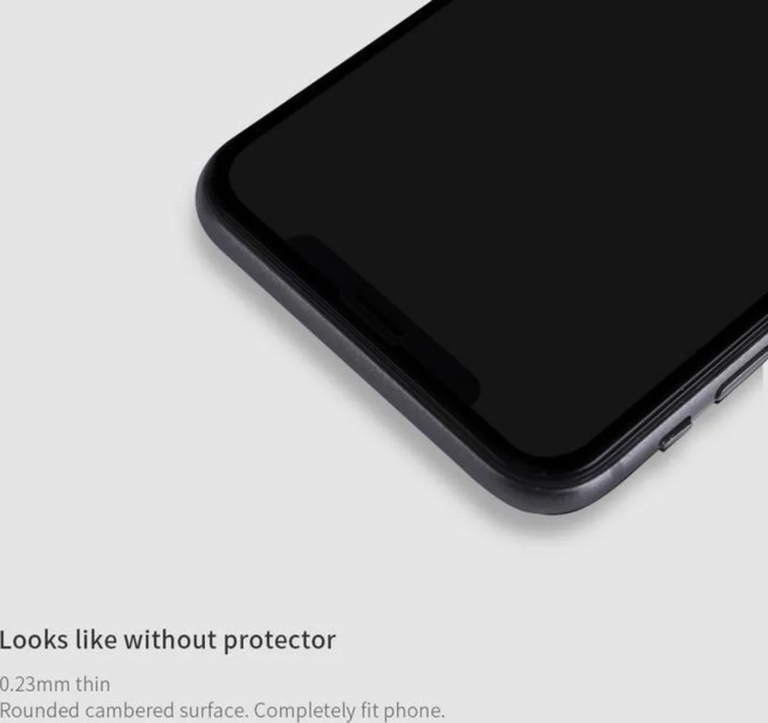 Nillkin FullFace TemperedGlass 3D AP+ PRO iPhone XR - Zwart - afbeelding 5 van 6