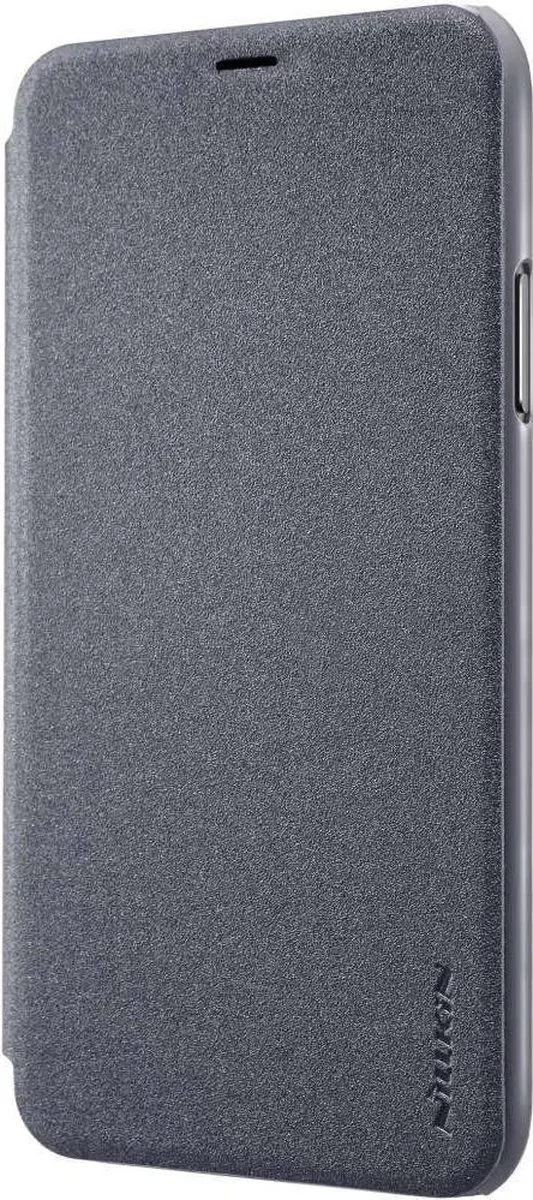 Nillkin Sparkle Lederen Hoes Apple iPhone X/XS - Zwart - afbeelding 5 van 6