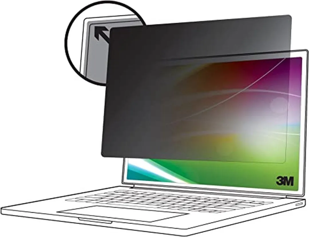 3M BP156W9E Randloze Privacyfilter 15.6" - Zwart