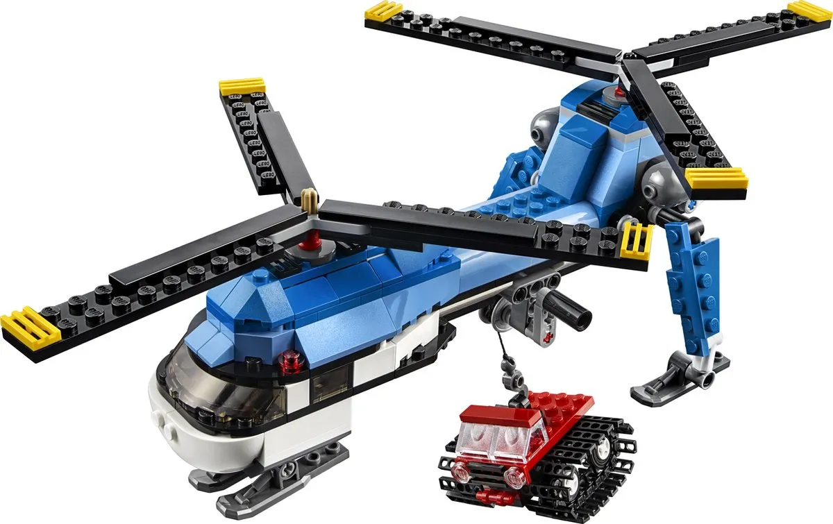 LEGO Creator Dubbel-rotor Helikopter 31049 - 326 Stukken - Geel