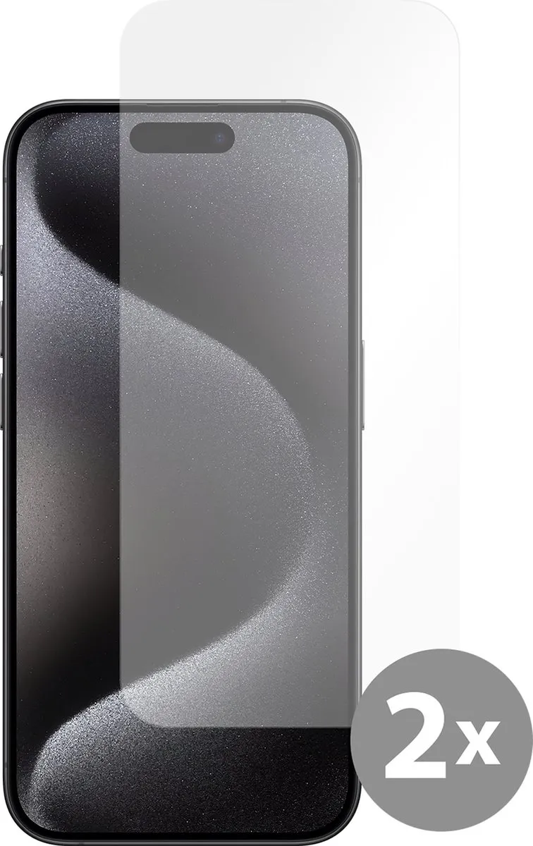 Just in Case Cazy iPhone 15 Pro Schermbeschermer