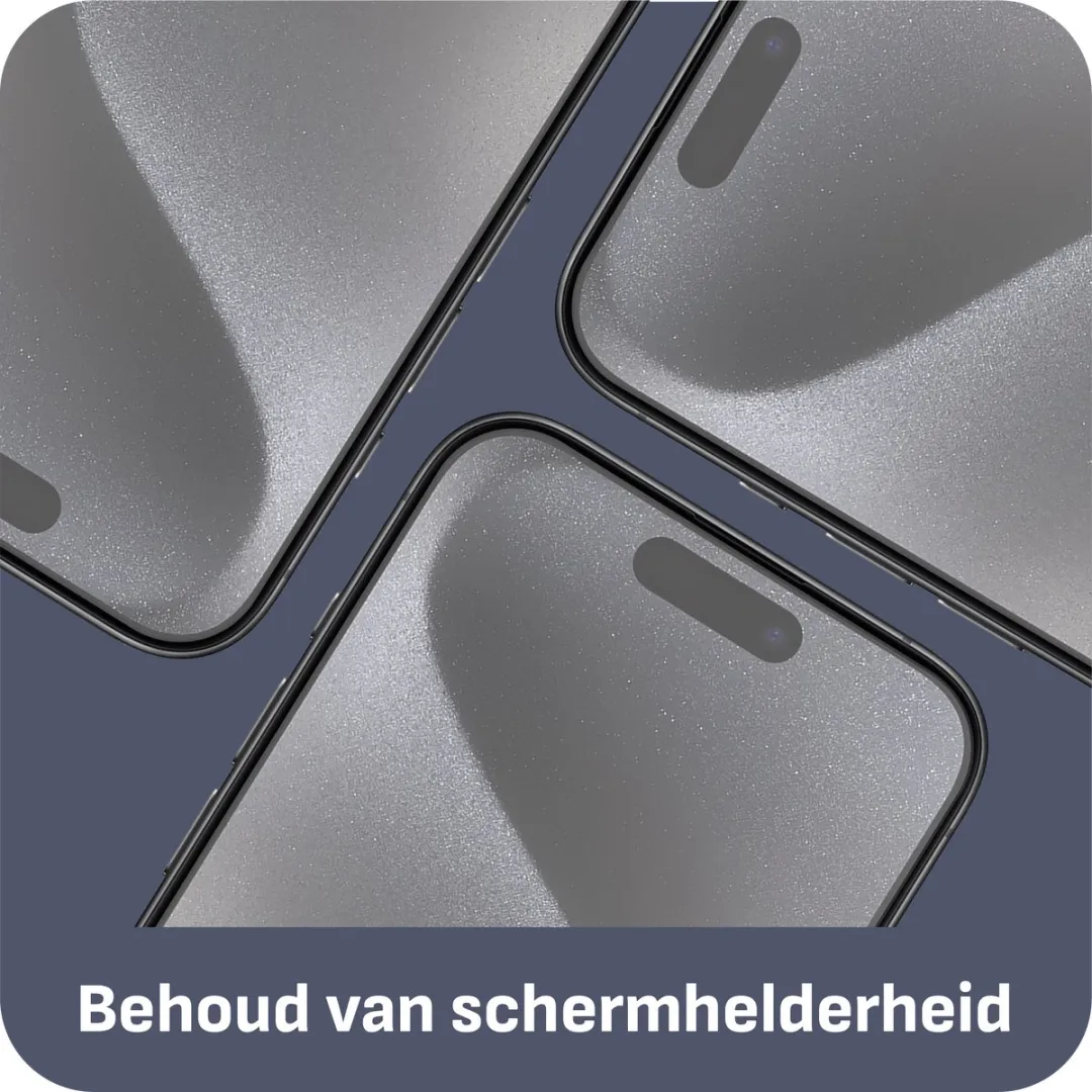 Just in Case Cazy iPhone 15 Pro Schermbeschermer - 2 Stuks