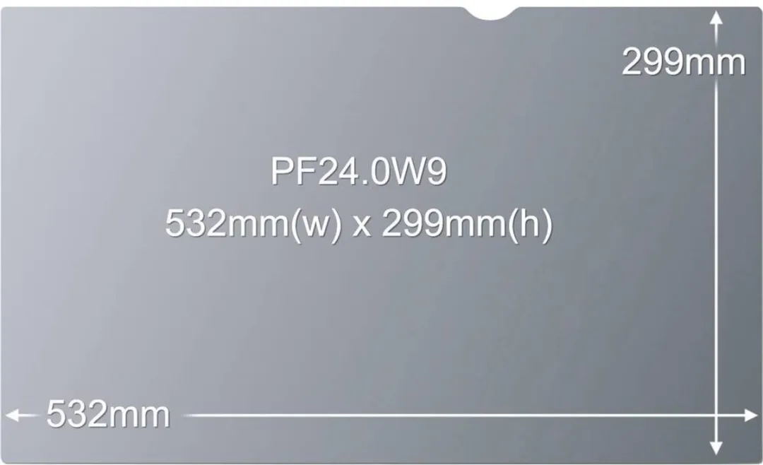 3M Privacy Filter PF240W9B 24" - Monitor