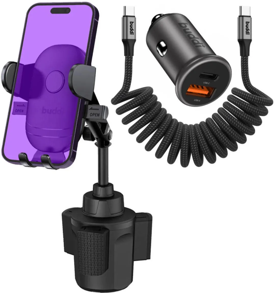 Buddi Way Universele Telefoonhouder Auto