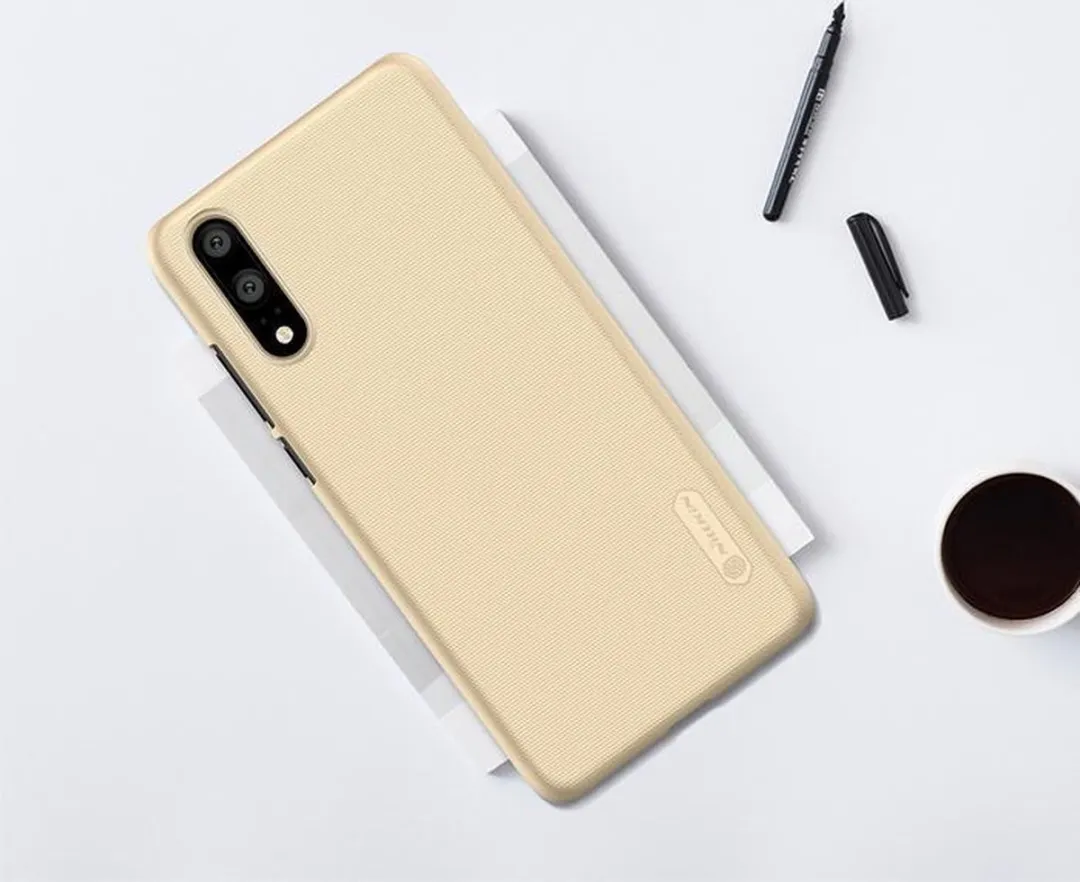 Nillkin Frosted Shield Hoesje Huawei P20 - Goud - afbeelding 5 van 5