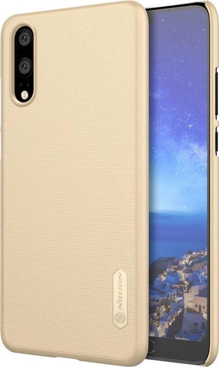 Nillkin Frosted Shield Hoesje Huawei P20 - Goud - afbeelding 3 van 5