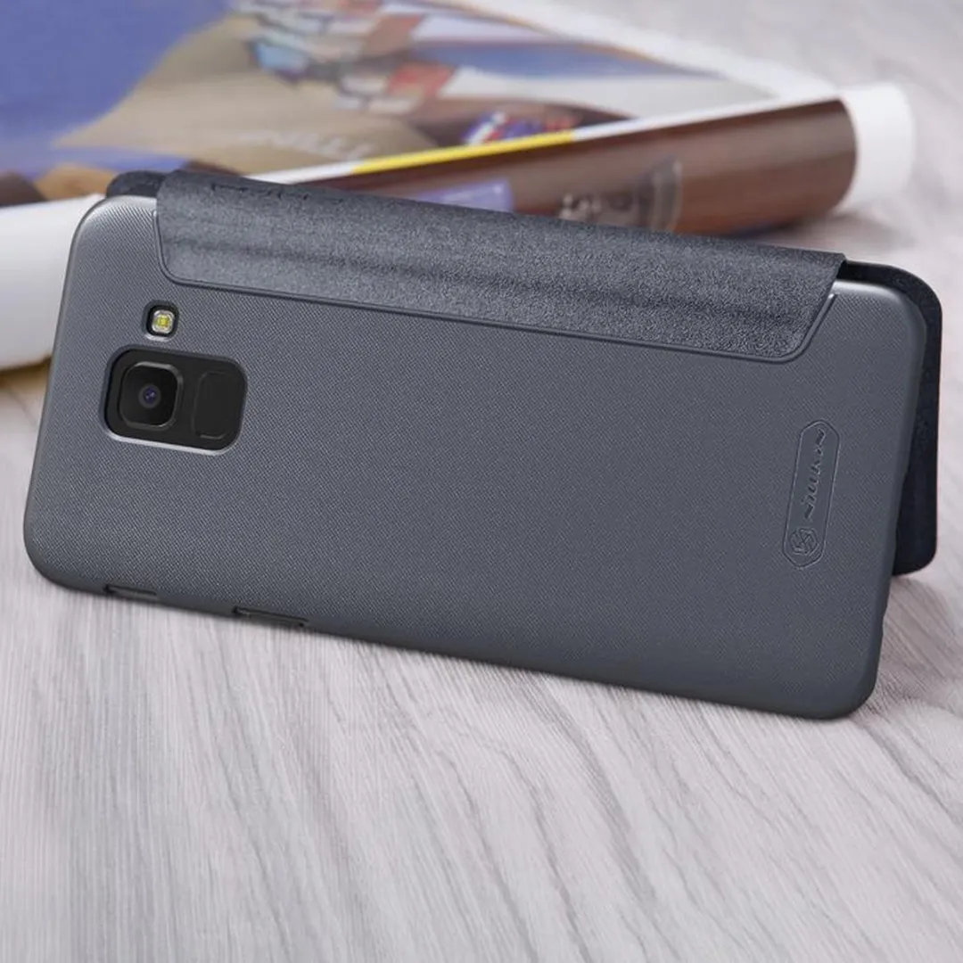 Nillkin New Sparkle Book Case Samsung Galaxy J6 (2018) - Zwart - afbeelding 6 van 6