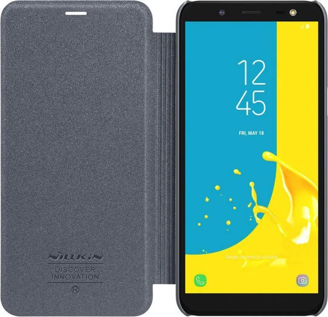 Nillkin New Sparkle Book Case Samsung Galaxy J6 (2018) - Zwart - afbeelding 5 van 6