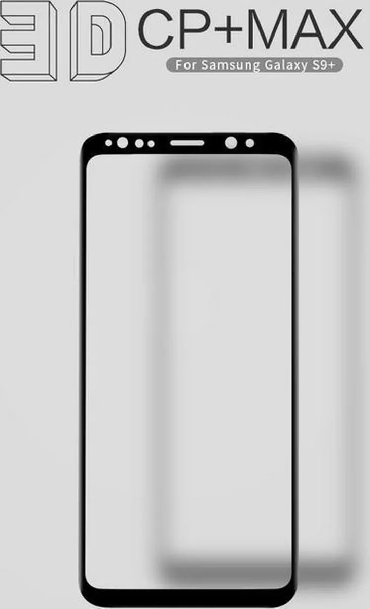 Nillkin Full Face Tempered Glass 3D CP+MAX Samsung Galaxy S9+ SM-G965 - afbeelding 3 van 6