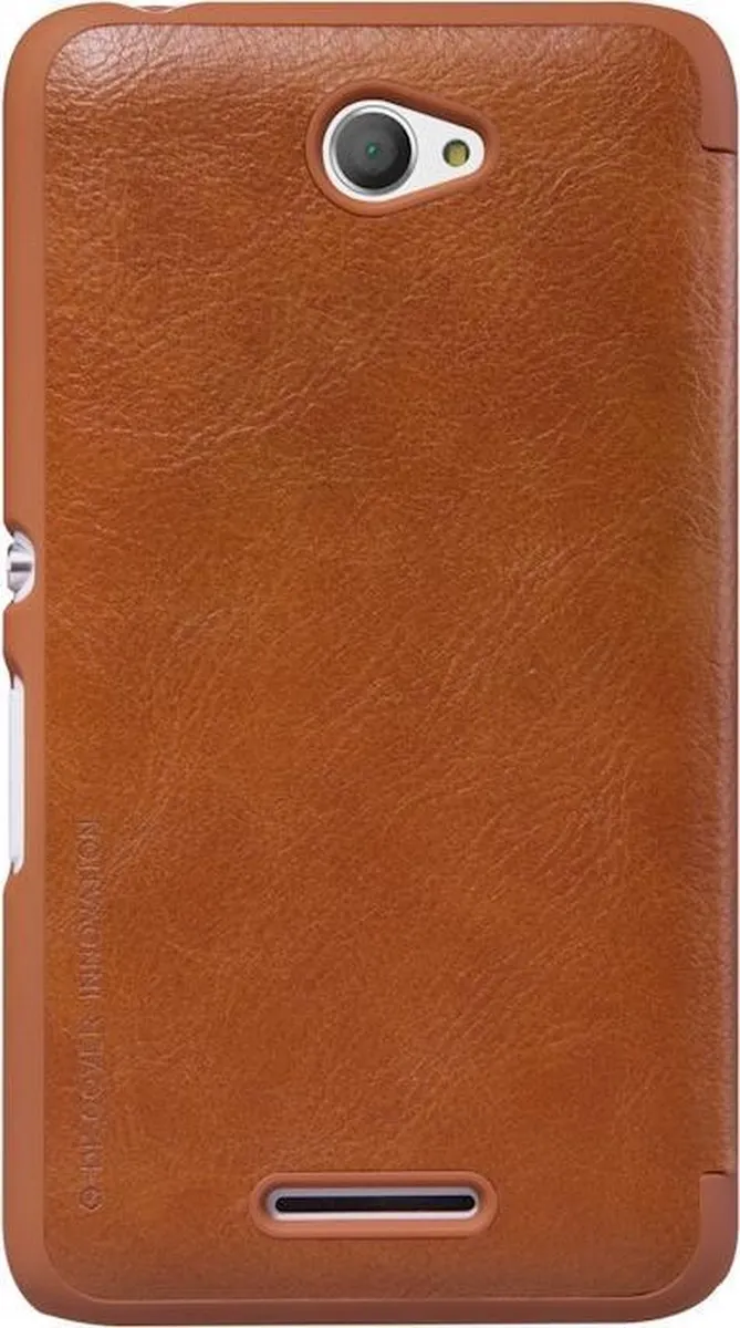 Nillkin Qin Series Hoesje Sony Xperia E4 - Bruin - afbeelding 2 van 5