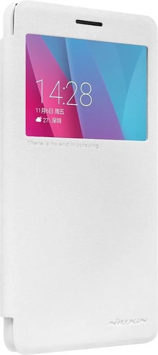 Nillkin Leather Case Honor 5X Sparkle Series - Wit - afbeelding 3 van 6
