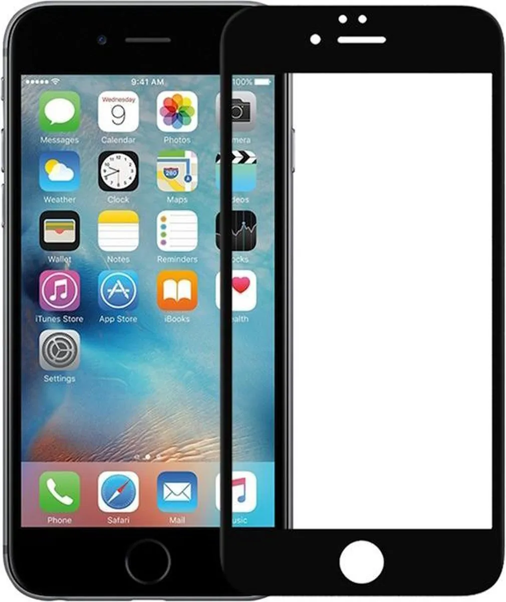 Nillkin Full Face 3D AP+ PRO Glas iPhone 6/6s/7/8 Plus - Zwart - afbeelding 2 van 6