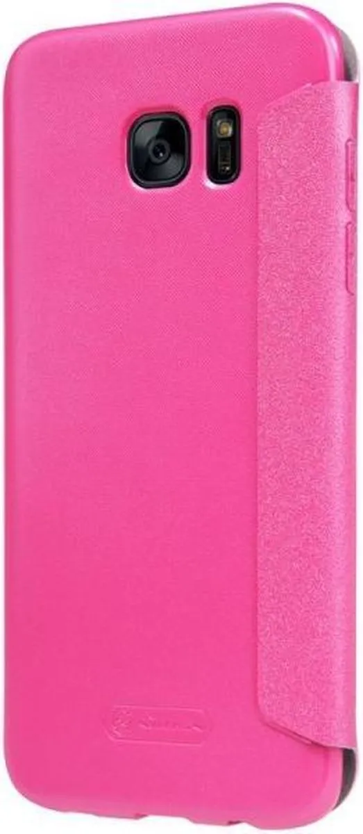 Nillkin Sparkle Series Leather Case Samsung Galaxy S7 Edge - Rood - afbeelding 5 van 6