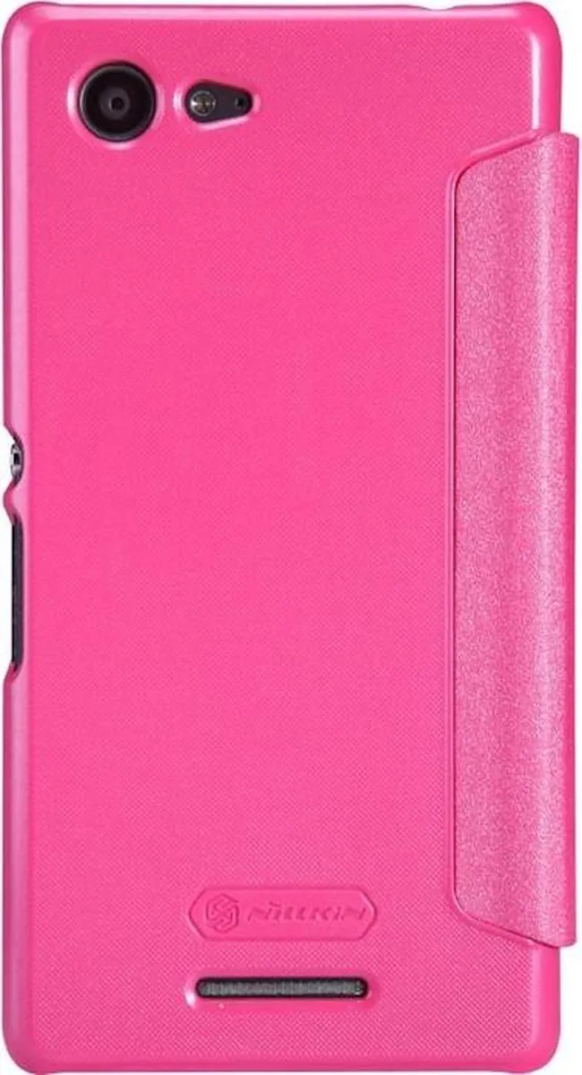 Nillkin Leather Case Sony Xperia E3 Sparkle Series - Roze - afbeelding 2 van 5