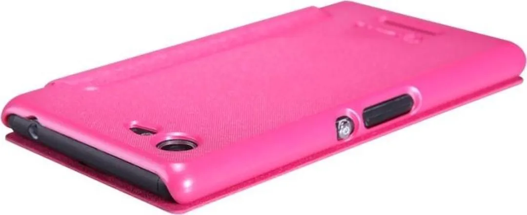 Nillkin Leather Case Sony Xperia E3 Sparkle Series - Roze - afbeelding 5 van 5