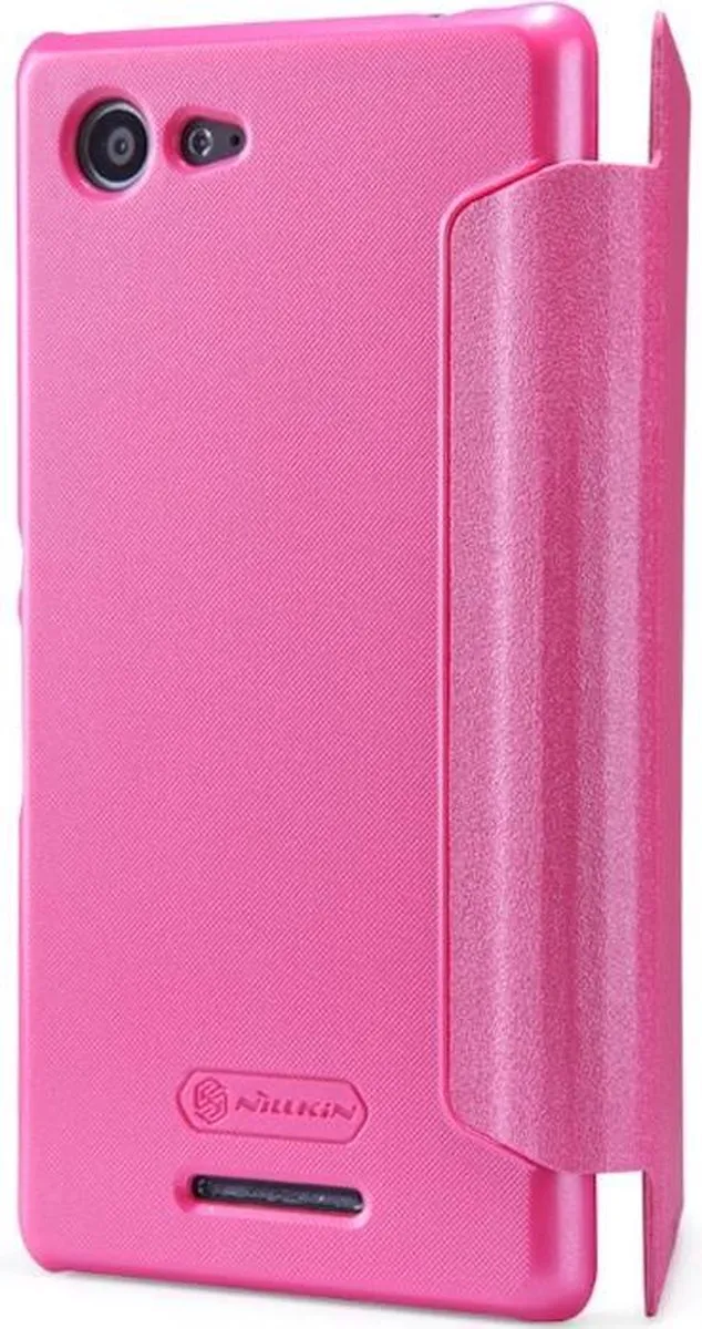 Nillkin Leather Case Sony Xperia E3 Sparkle Series - Roze - afbeelding 3 van 5