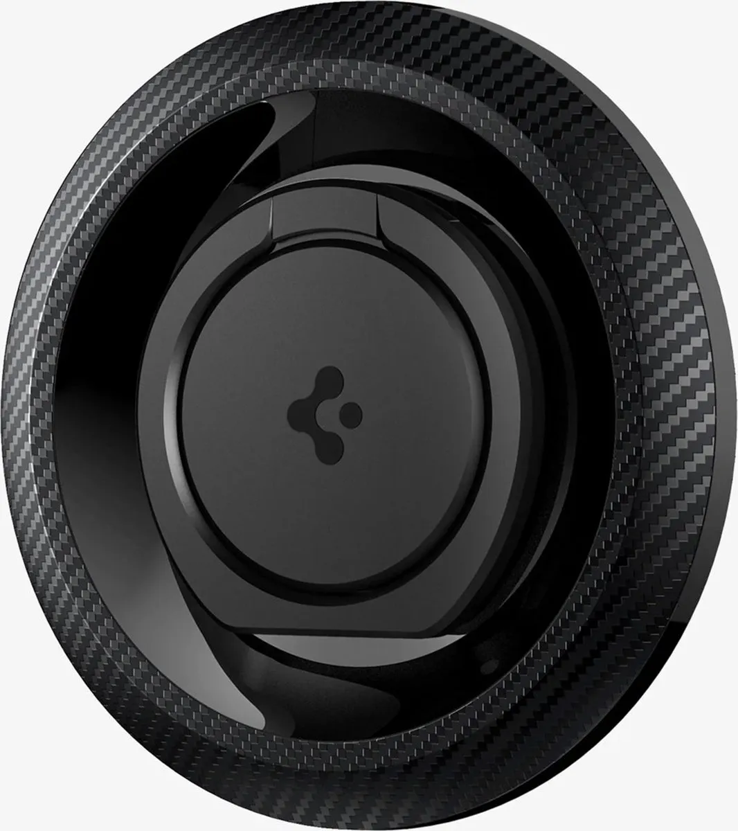 Spigen O-Mag AMP05505 Vinger Ring Houder - iPhone 12/Pro/Pro Max - Zwart