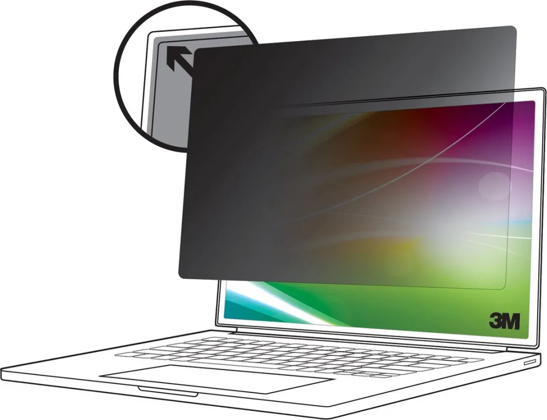 3M Bright Screen Privacy Filter BP140W1E - 14" - Zwart