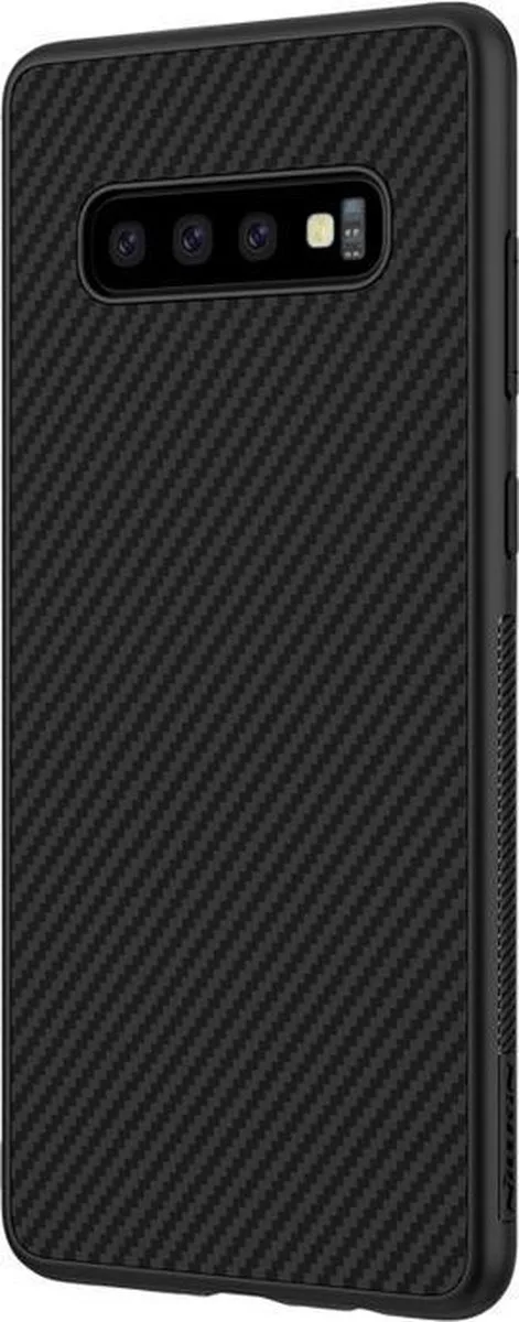 Nillkin HardCase Synthetisch Carbon Samsung Galaxy S10 - Zwart - afbeelding 3 van 6