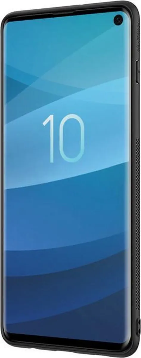 Nillkin HardCase Synthetisch Carbon Samsung Galaxy S10 - Zwart - afbeelding 4 van 6