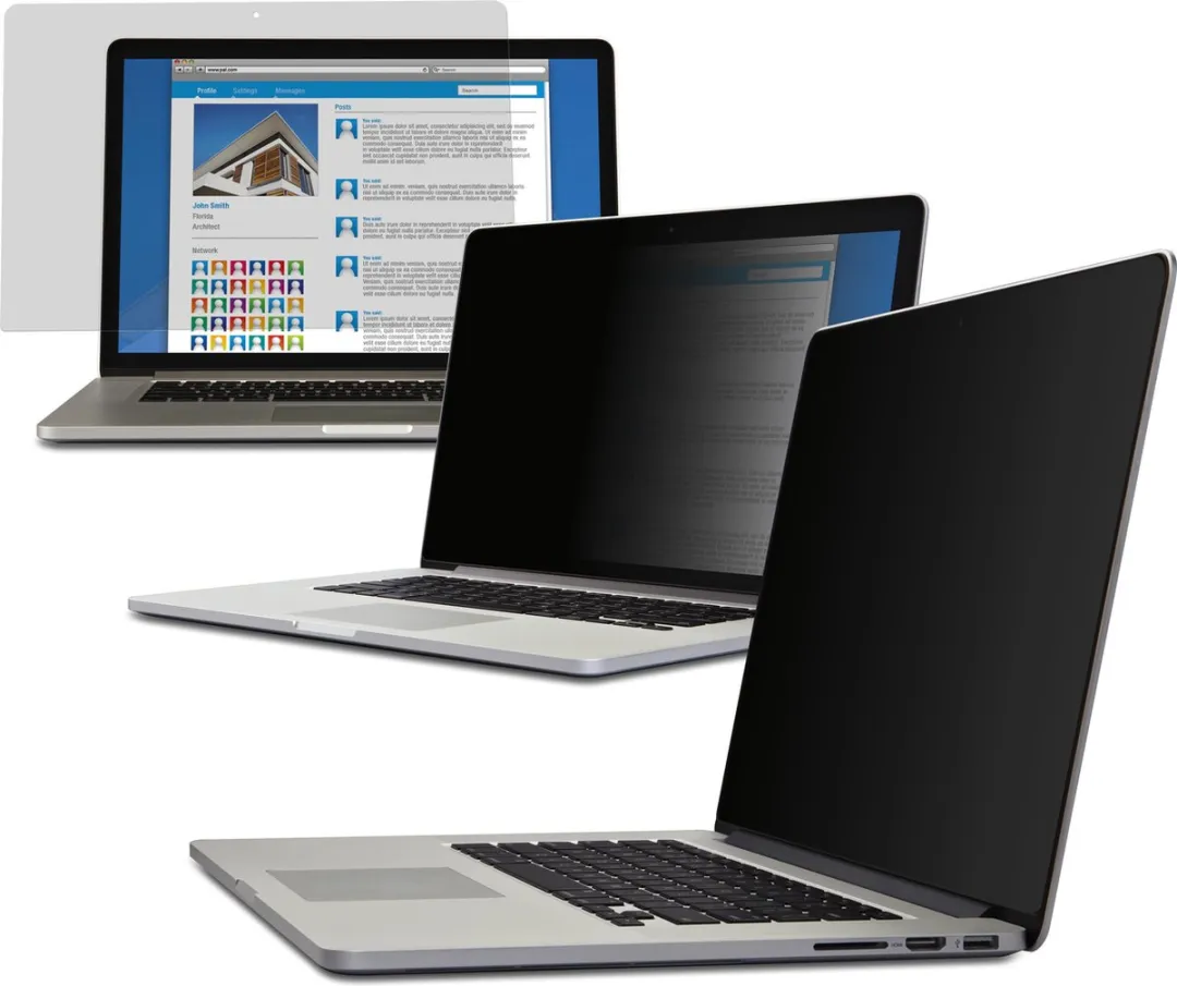 3M Privacyfilter 7100077404 - Apple MacBook Pro 15 Retina - Zwart/Doorschijnend