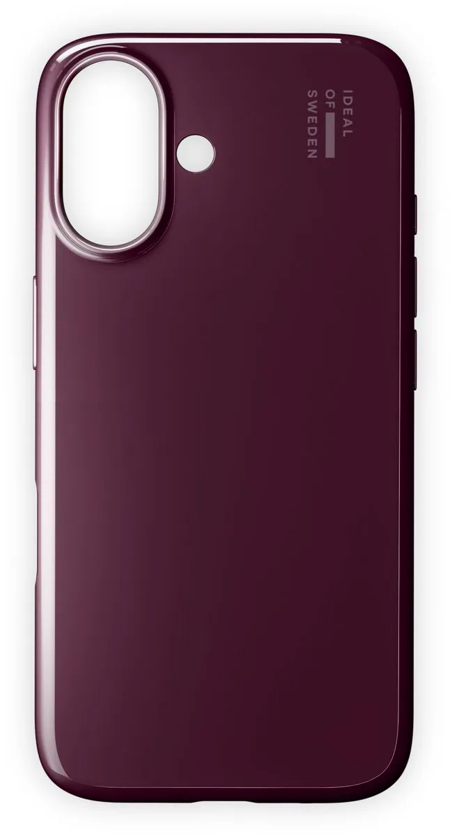 iDeal of Sweden iPhone 16 Slim Case MagSafe Glossy Cherry