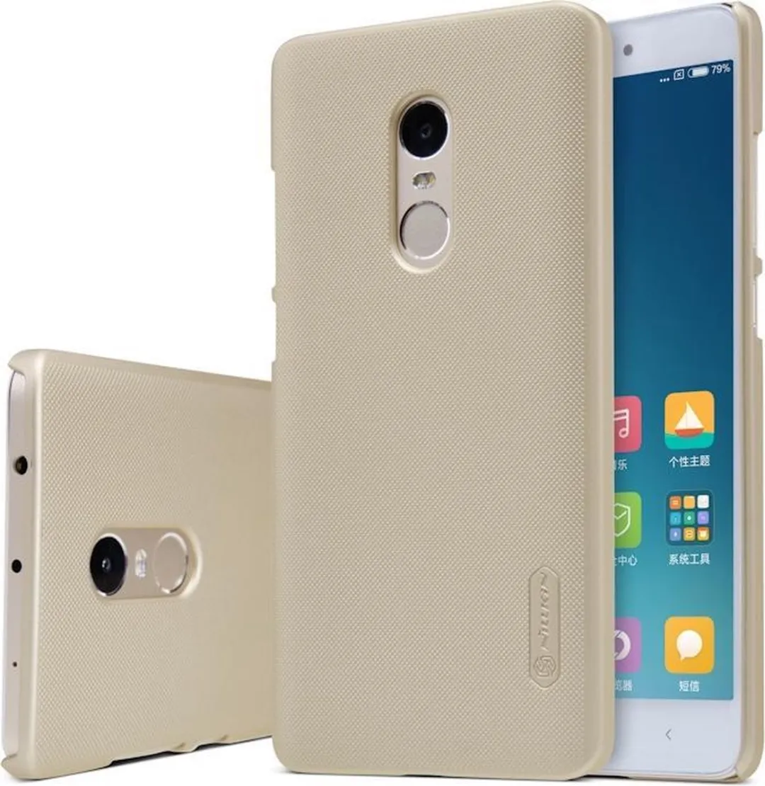 Nillkin Frosted Shield Hoesje - Xiaomi Redmi Note 4 - Goud - afbeelding 3 van 6