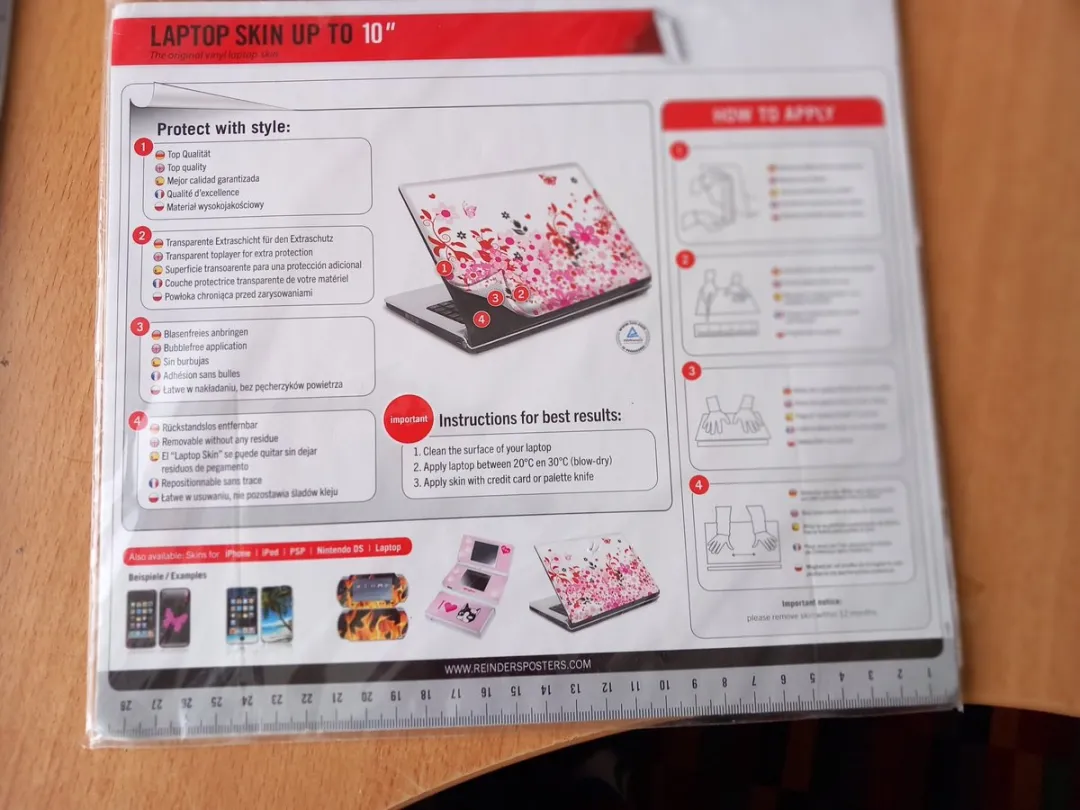 3M Laptopsticker Aapjes - 27x20cm - Rood