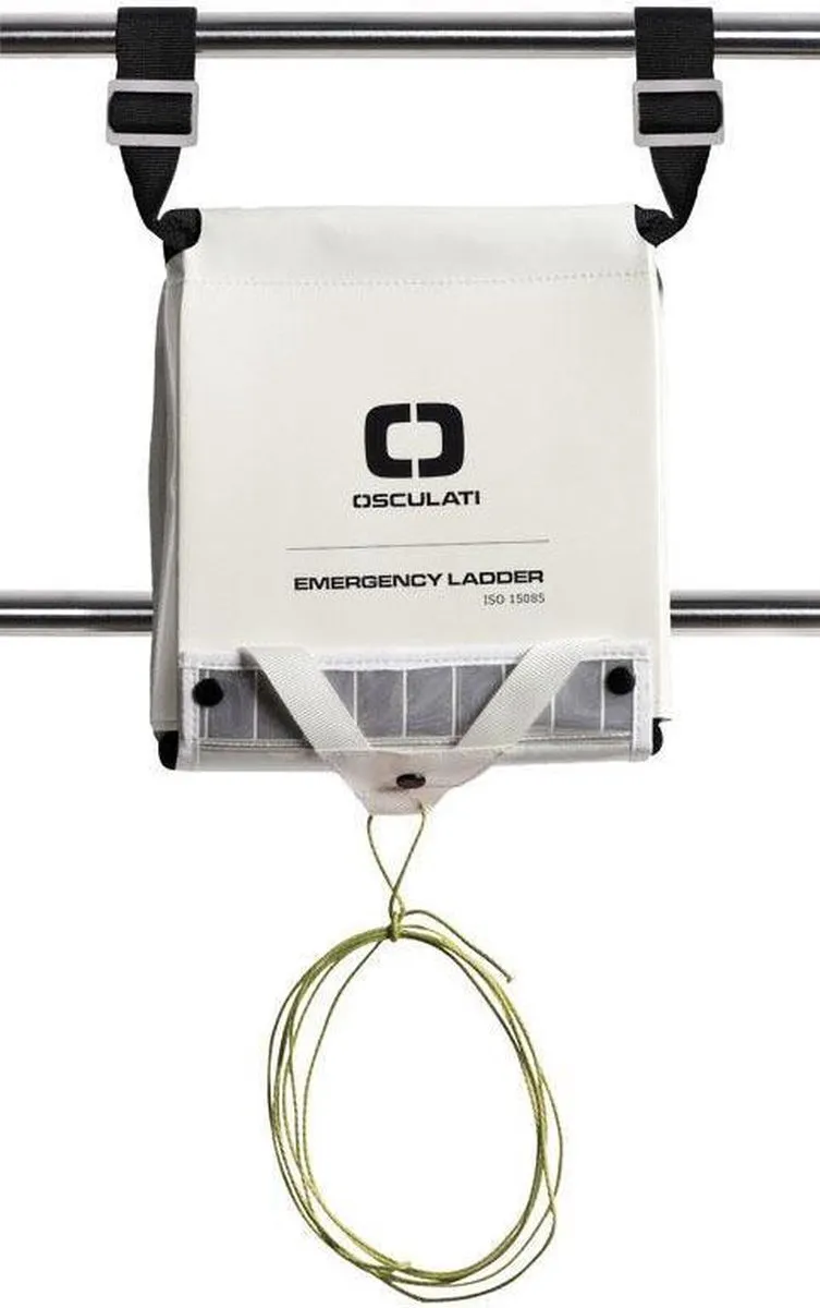 Osculati witte Noodladder met 11 treden