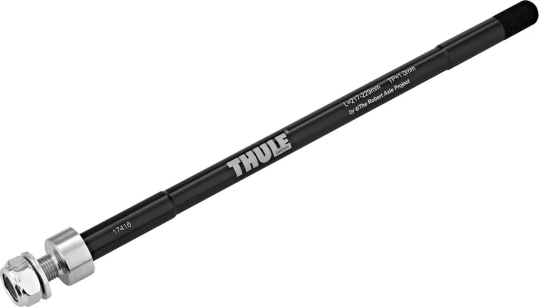 Thule Fatbike Thru Axle 217/229mm M12x1.0 - Zwart