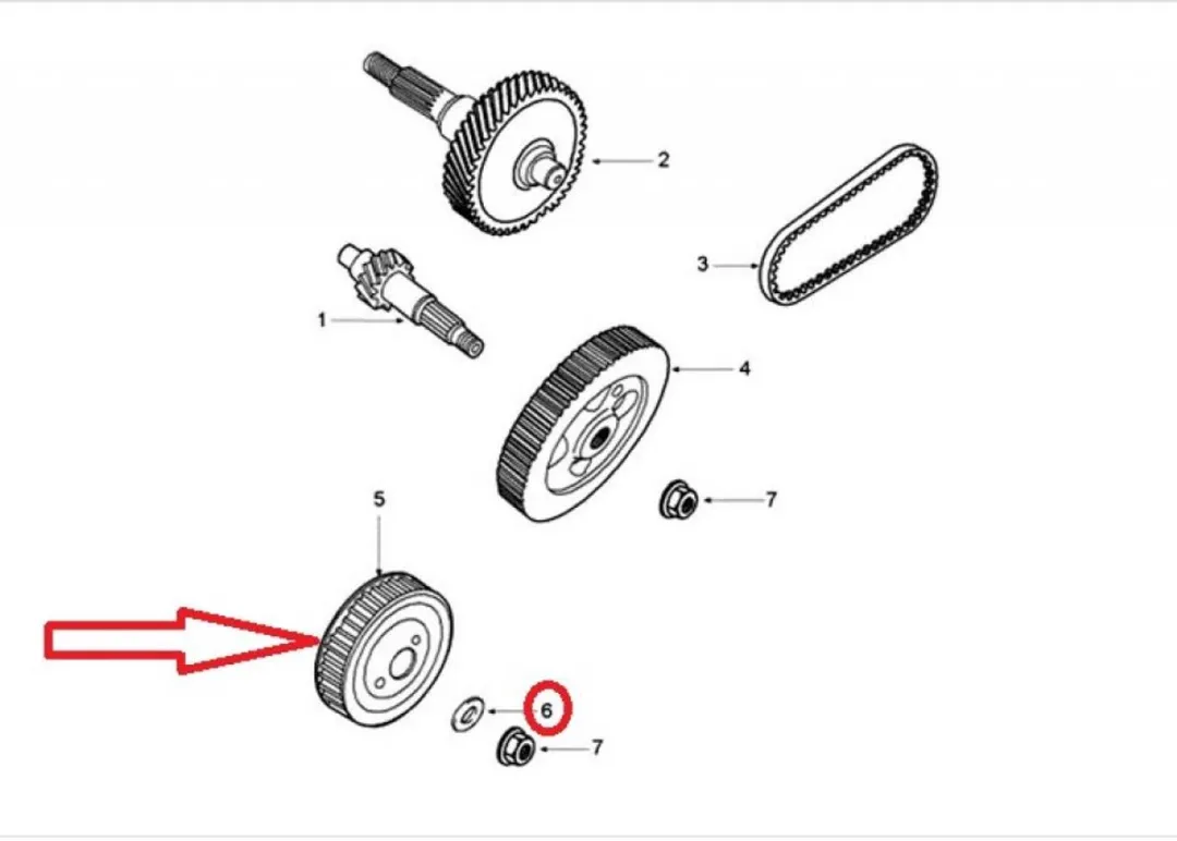 Peugeot 400 Metropolis Steunwiel 10x20x1.5mm