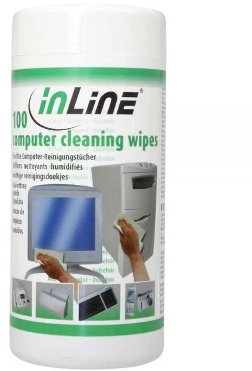InLine Vochtige Reinigingsdoekjes 100 stuks
