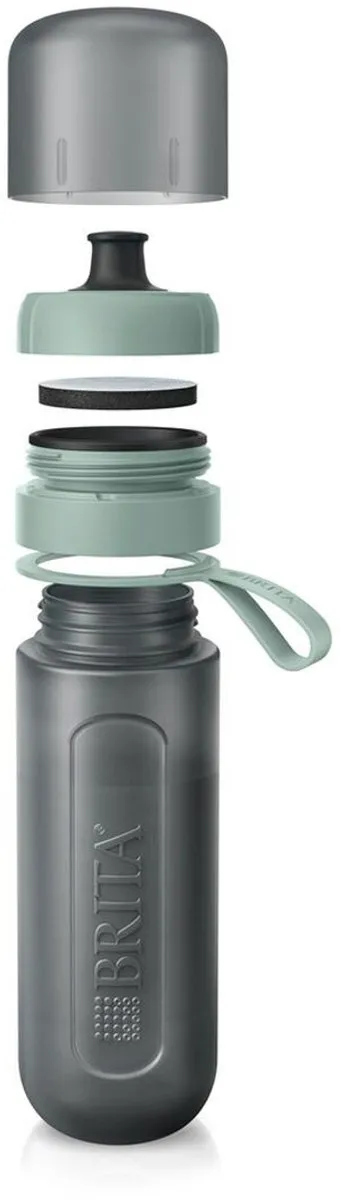 BRITA Fles met Filter 1052251 - 600ml - Zwart