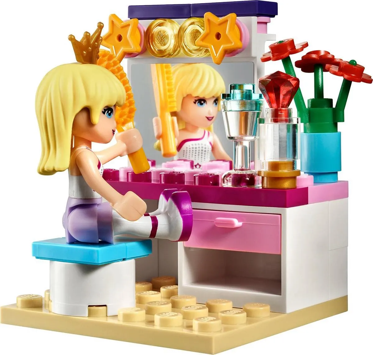 LEGO Friends Oefenzaal 41004 - 198 Stukken - Paars