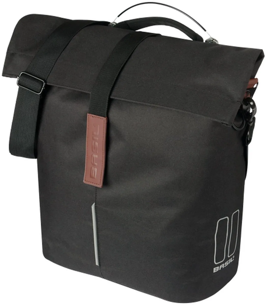 Basil City Shopper MIK Studs 14L - Zwart