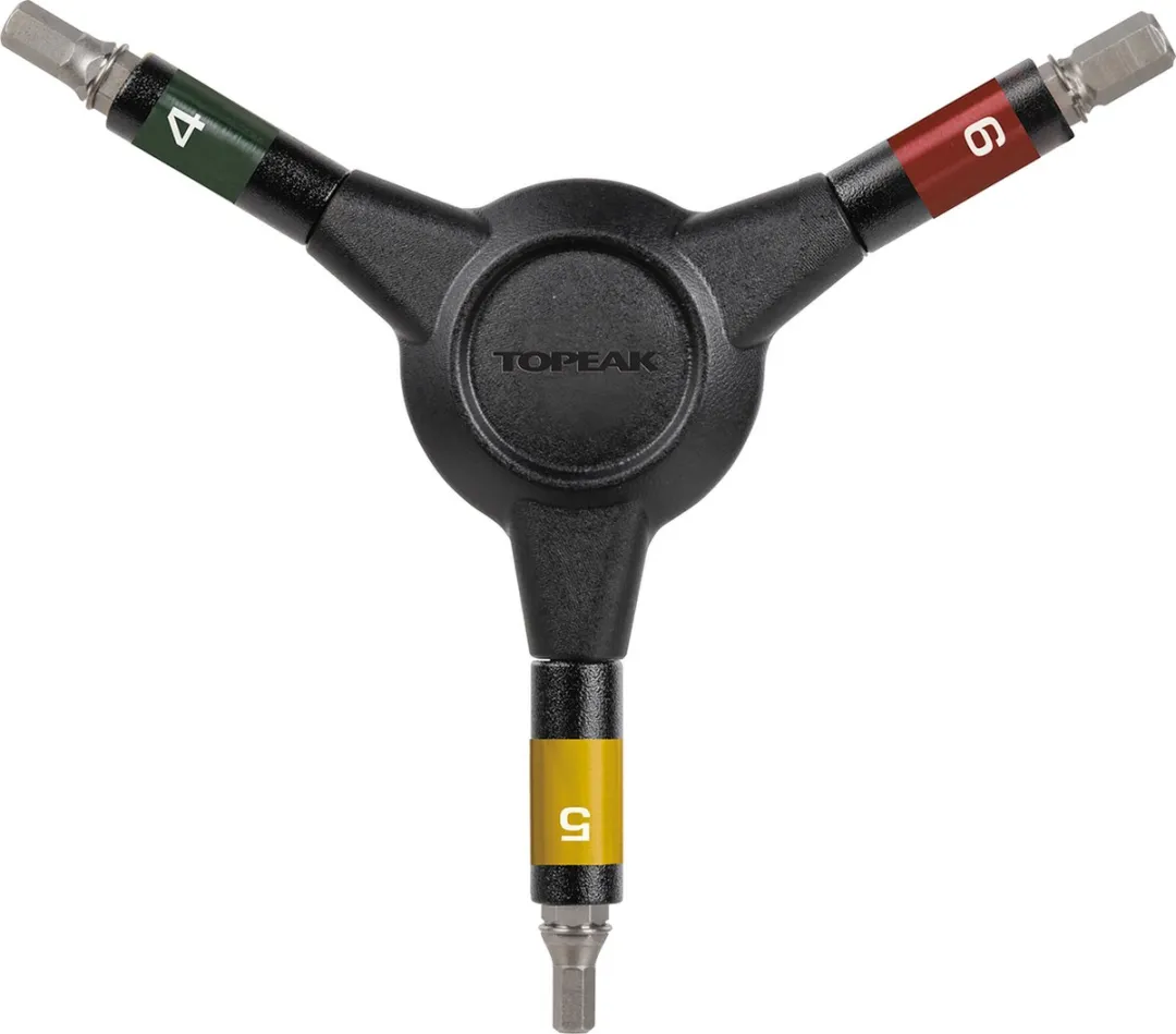 Topeak YHEX Speed Wrench 4/5/6mm - 3-in-1 Fietsgereedschap