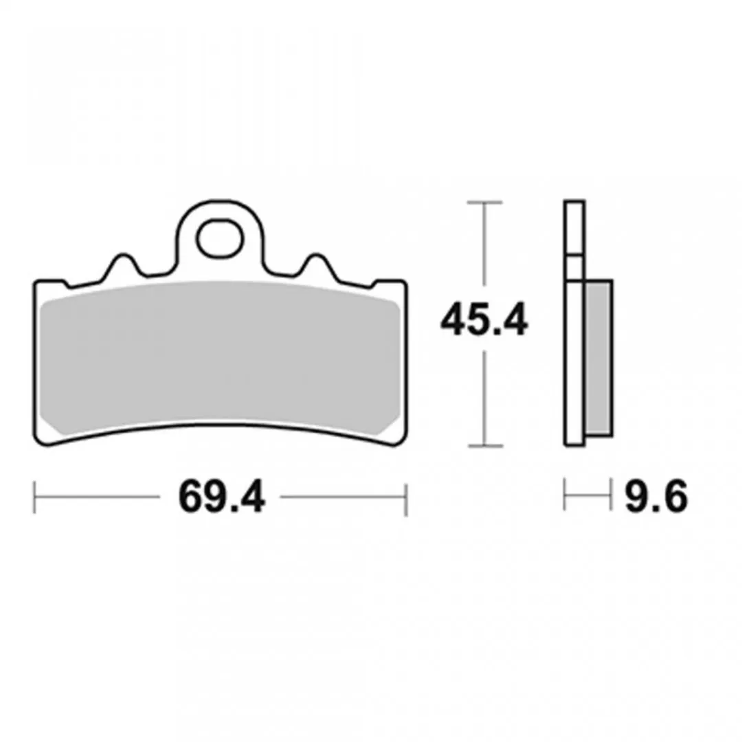 Husqvarna Plaquette de frein Moto 400/401 AVG/AVD - Or