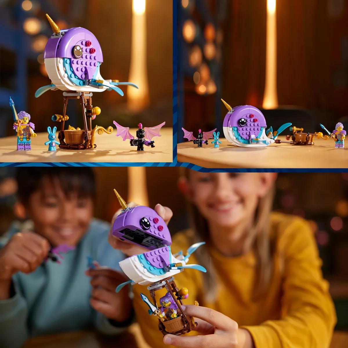 LEGO DreamZzz Izzie's Narwal-Luchtballon 71472 - 156 Stukken