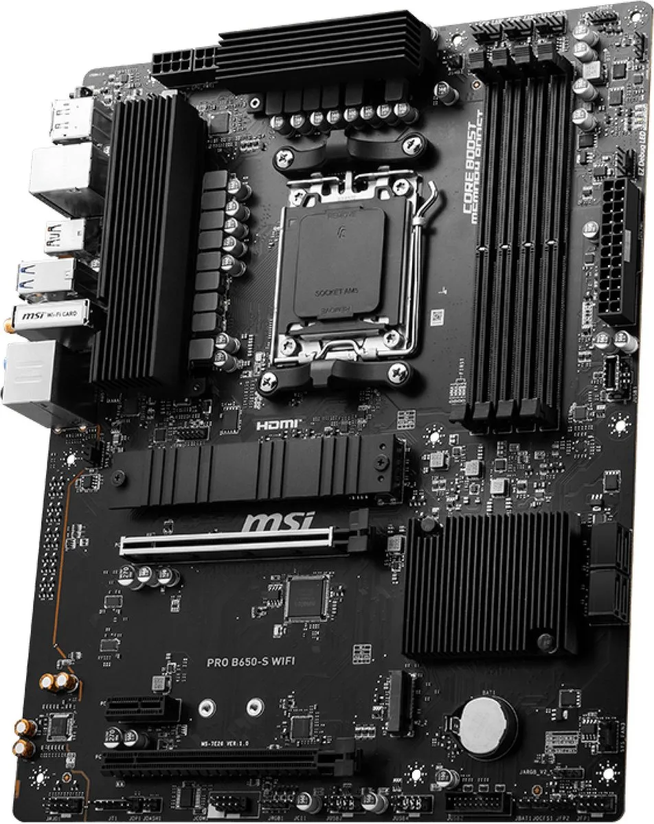 MSI PRO B650-S WIFI Moederbord - ATX - AMD B650 - Socket AM5