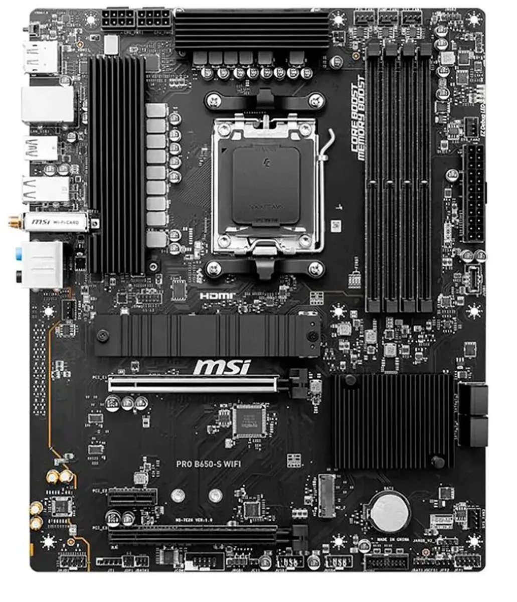 MSI PRO B650-S WIFI Moederbord - ATX - AMD B650 - Socket AM5
