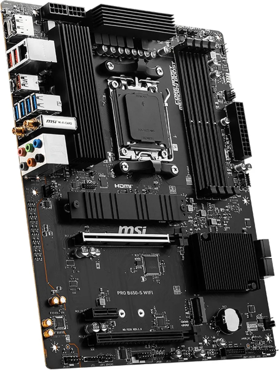 MSI PRO B650-S WIFI Moederbord - ATX - AMD B650 - Socket AM5