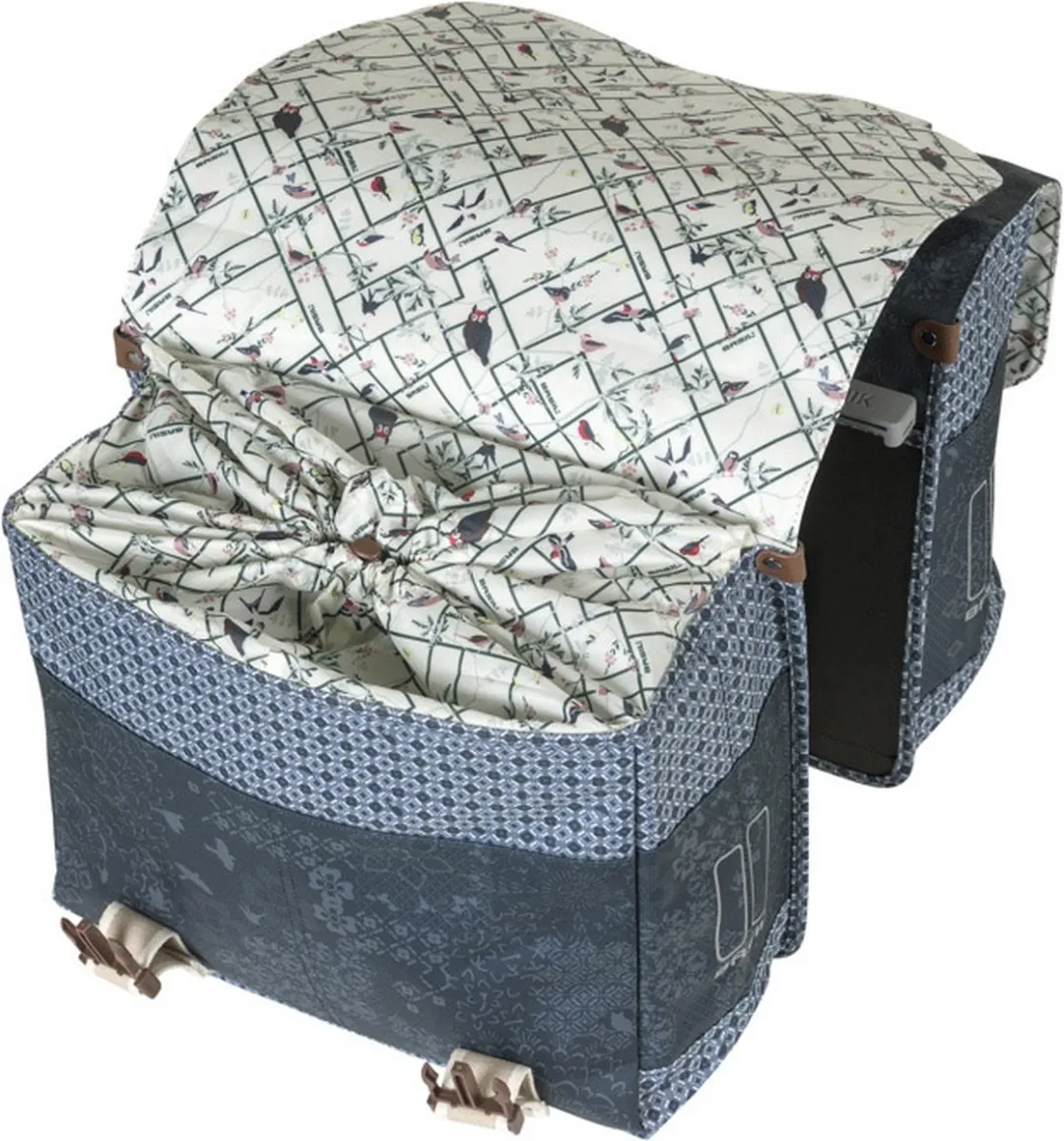 Basil Boheme Dubbele Fietstas MIK 35L - Indigo Blauw
