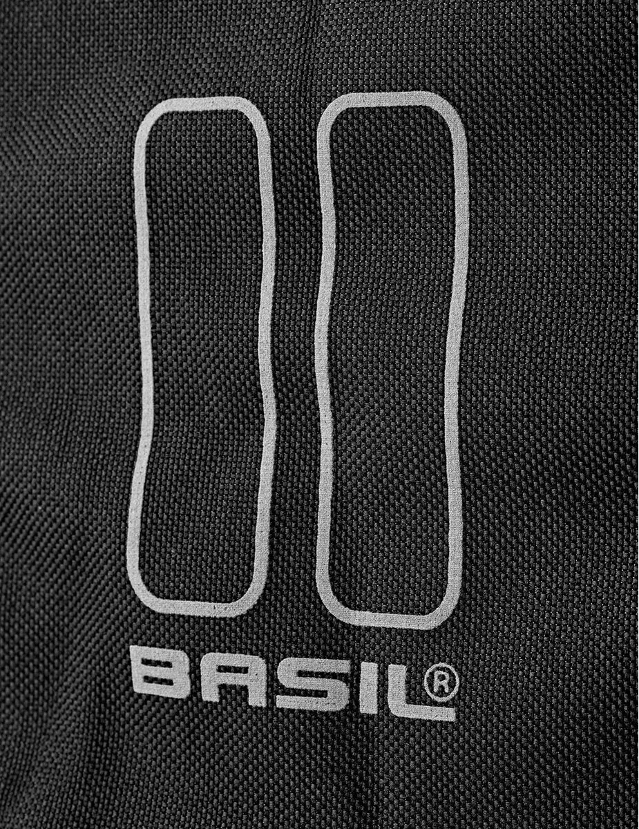 Basil Mara XL Dubbele Fietstas 30L - Zwart