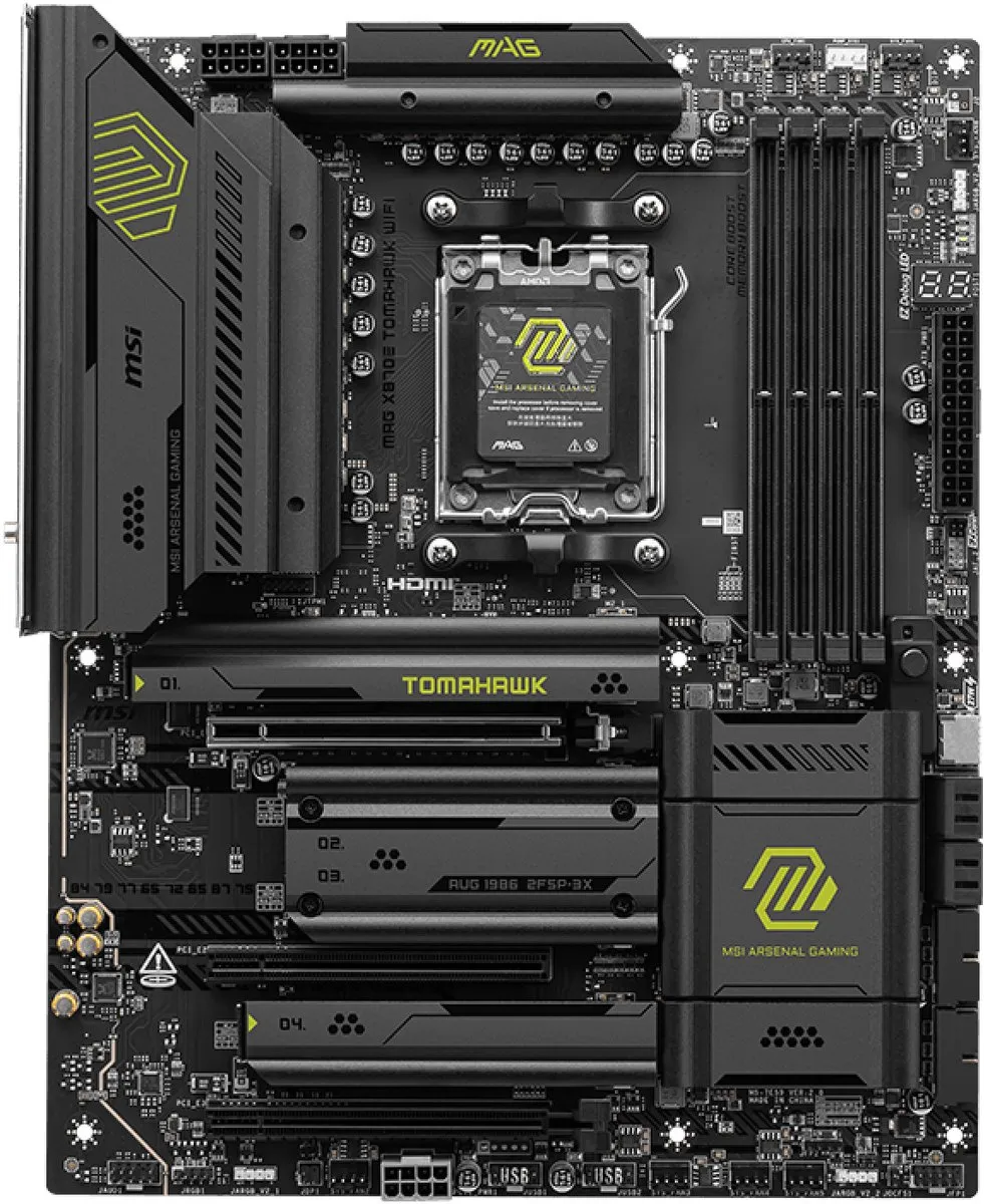 MSI MAG X870E TOMAHAWK WIFI Moederbord - AM5 - ATX