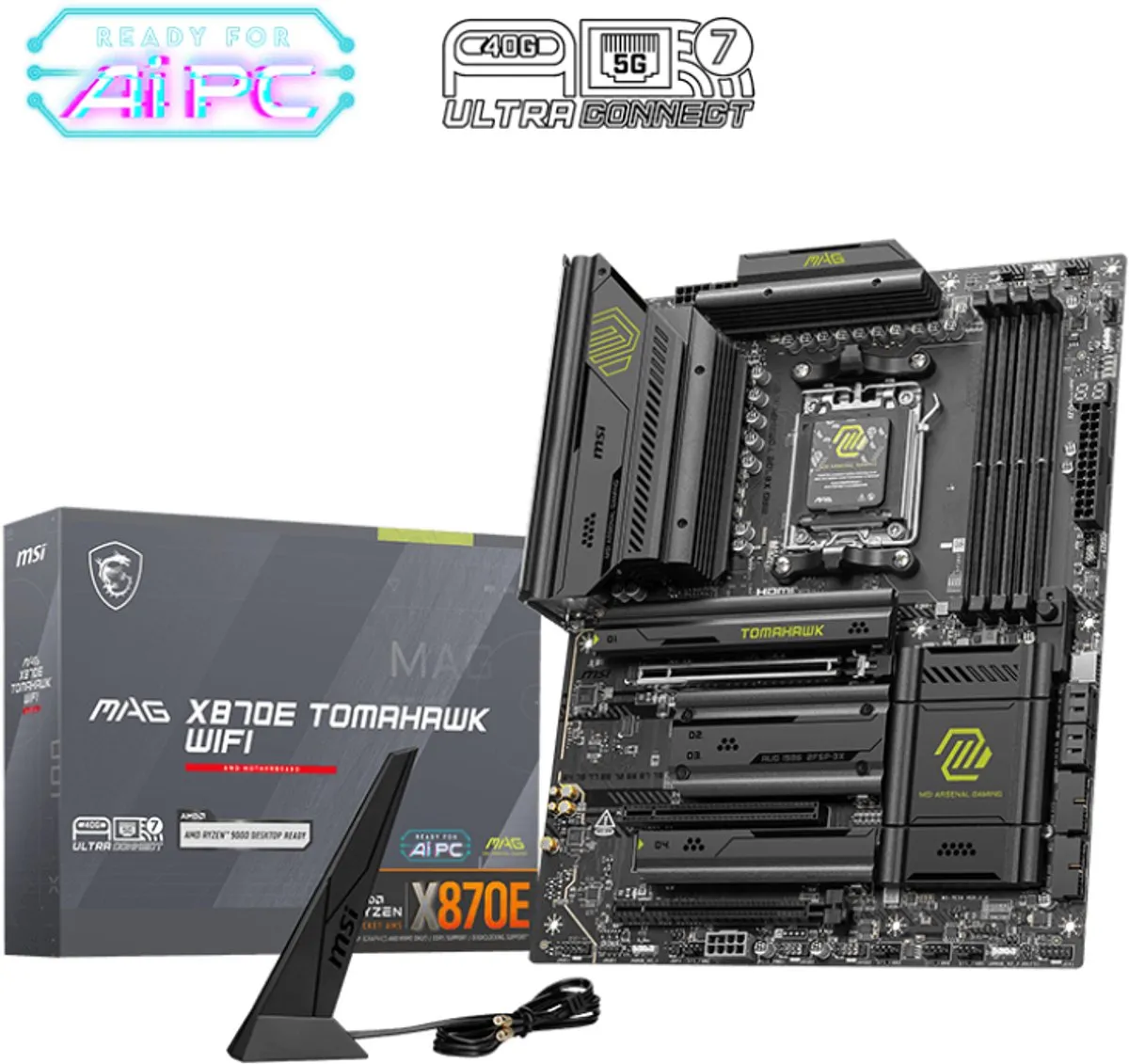 MSI MAG X870E TOMAHAWK WIFI Moederbord - AM5 - ATX - afbeelding 6 van 6