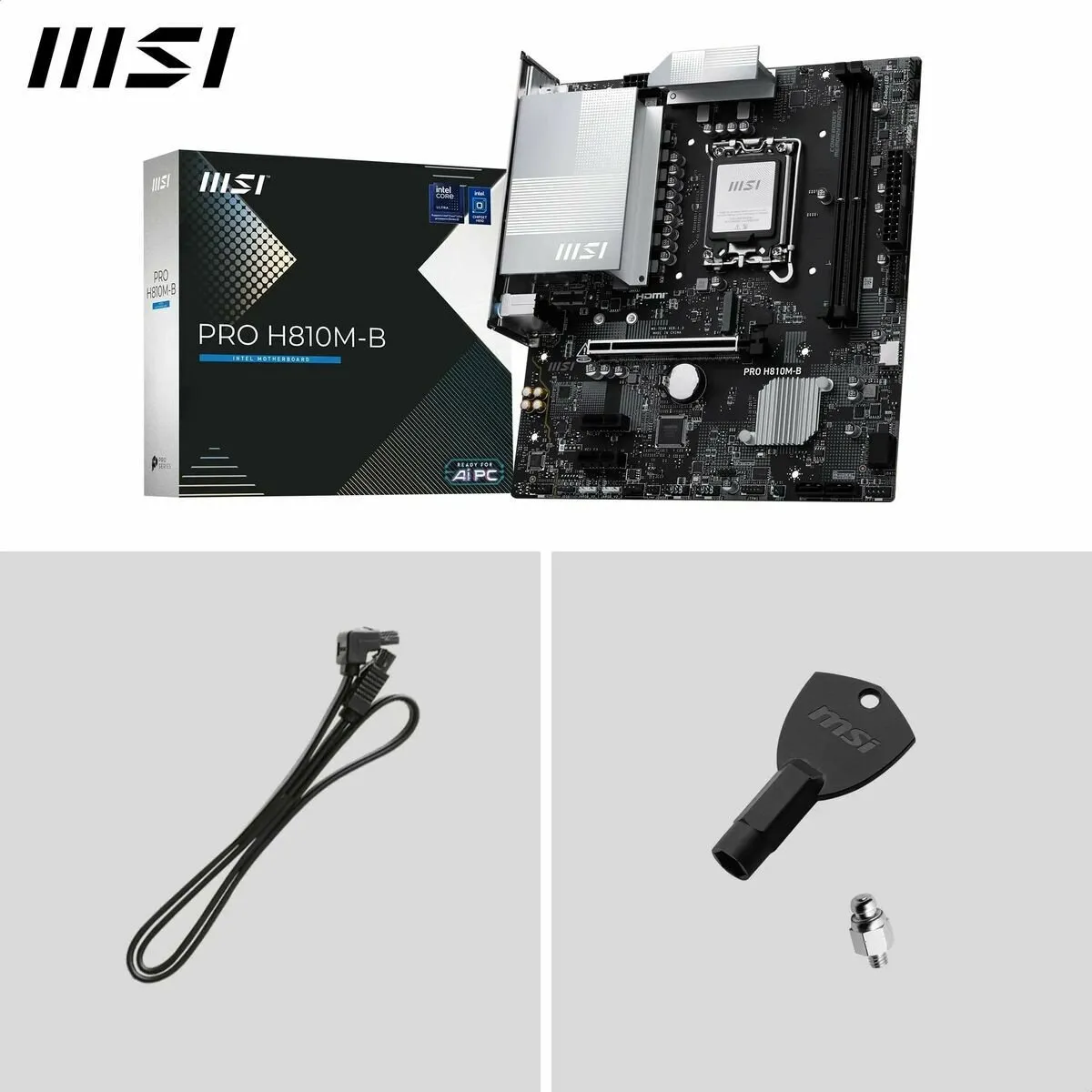 MSI PRO H810M-B Moederbord - Socket 1851 - Micro-ATX - afbeelding 6 van 6