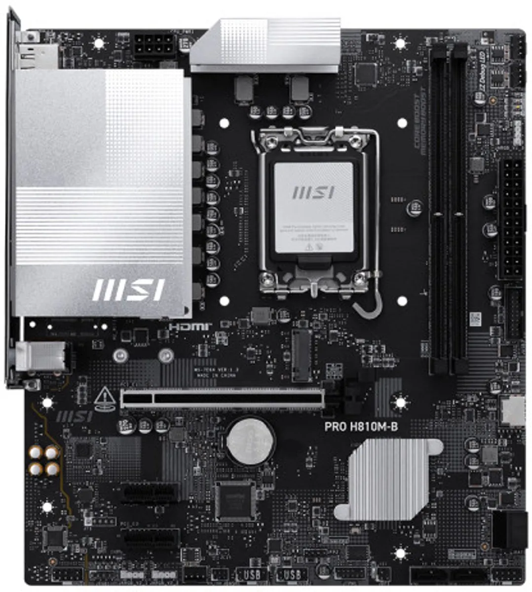 MSI PRO H810M-B Moederbord - Socket 1851 - Micro-ATX